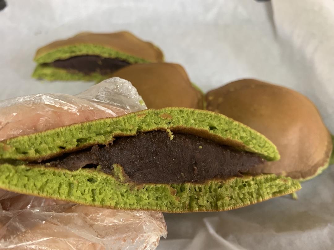 抹茶蜜豆铜锣烧