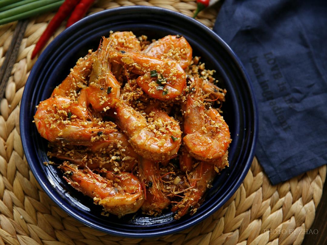 蒜蓉椒盐虾