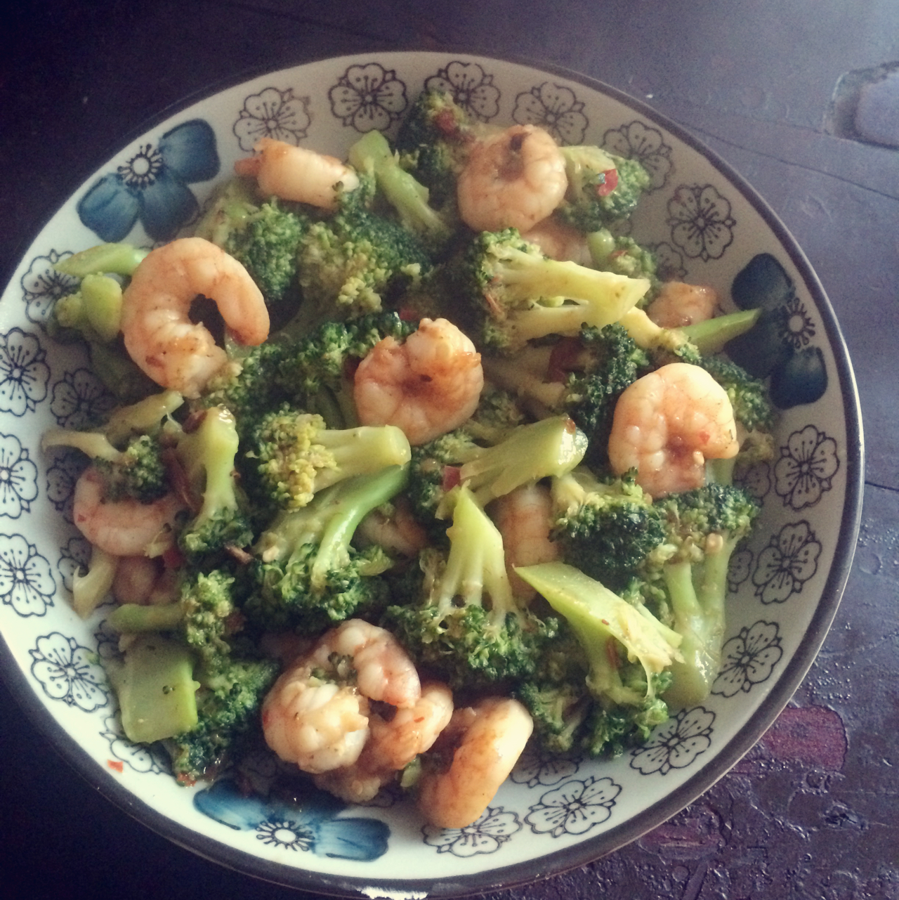 西兰花炒虾仁