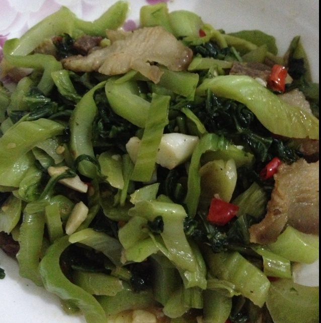 清炒芥菜