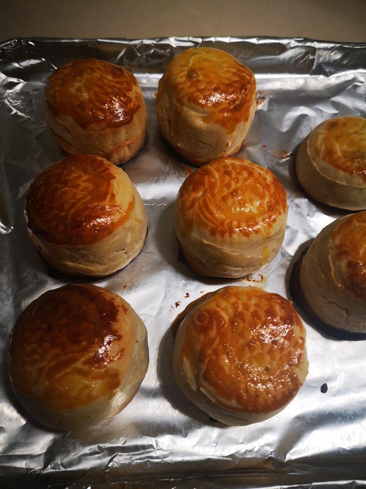 曲奇椰蓉蔓越莓月饼，外酥内软好调戏，比广式月饼好吃N+1倍