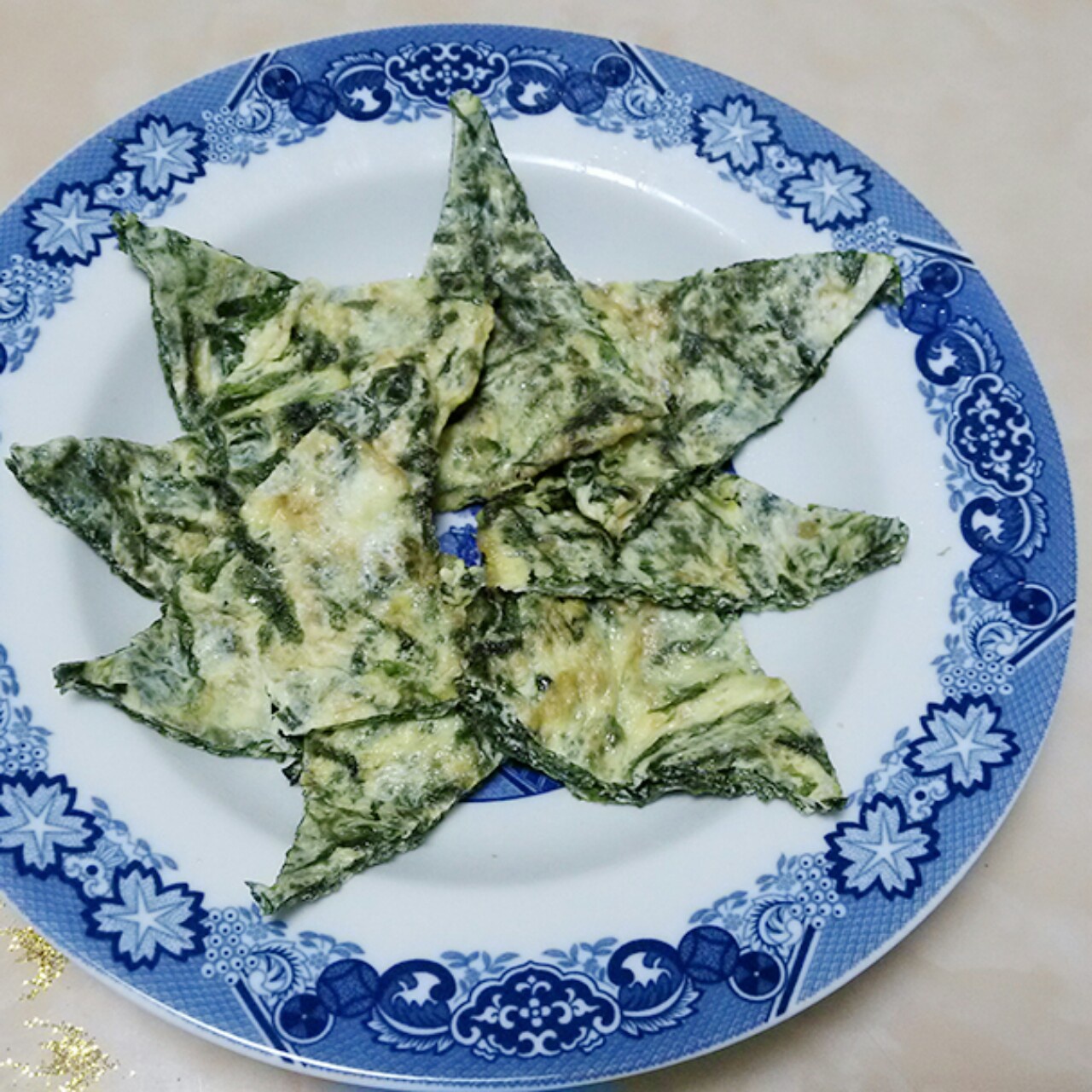 紫菜煎蛋饼