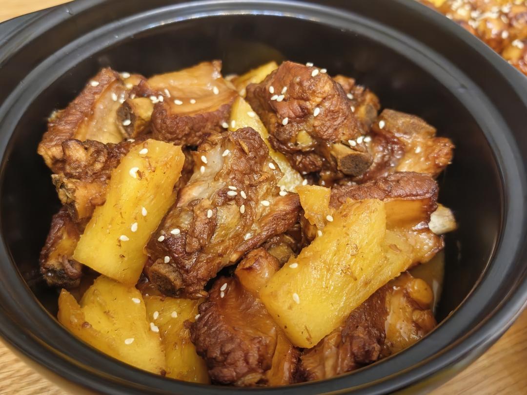 蜜汁菠萝焖排骨