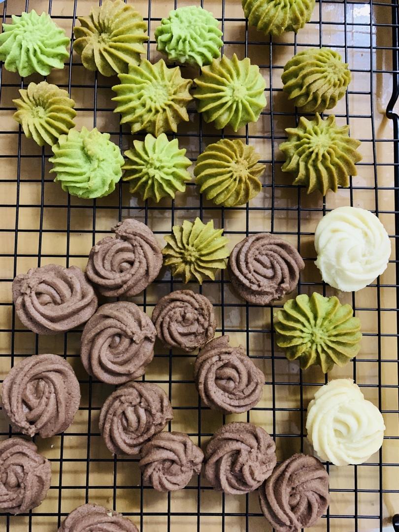 零失败花纹超级立体的黄油曲奇