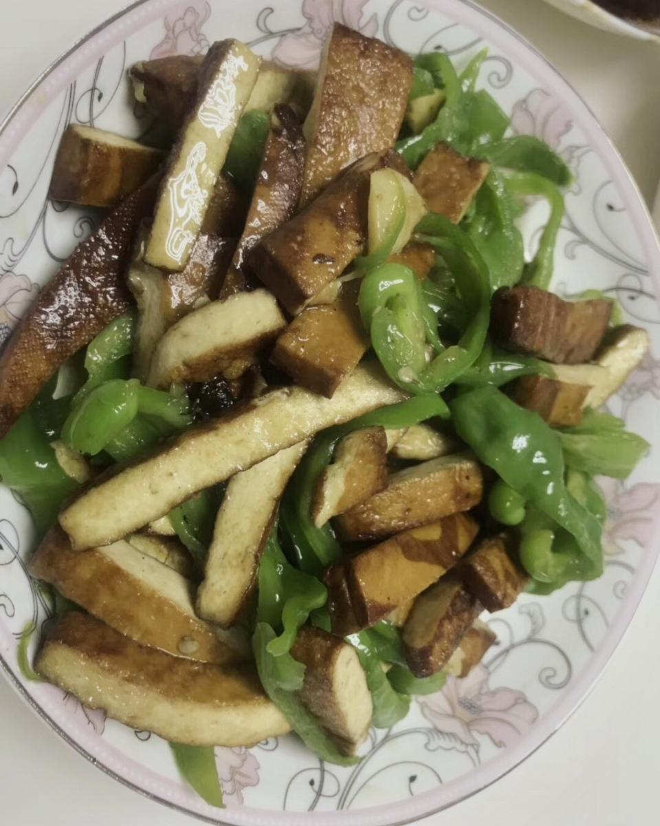 香干炒青椒
