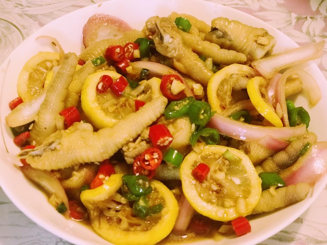 【柠檬酸辣鸡爪】自制超级无敌美味的网红鸡爪