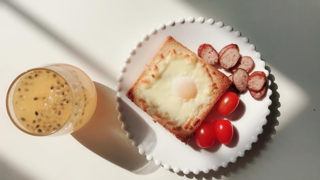 鸡蛋芝士烤吐司