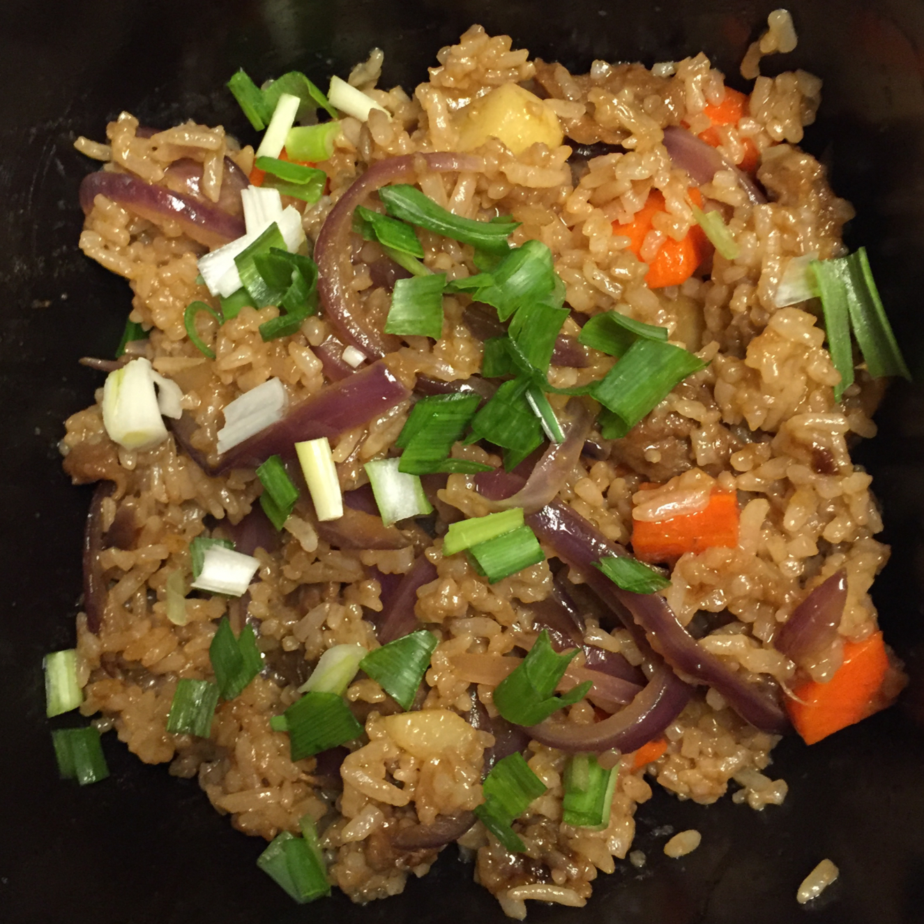 喷香羊肉焖饭