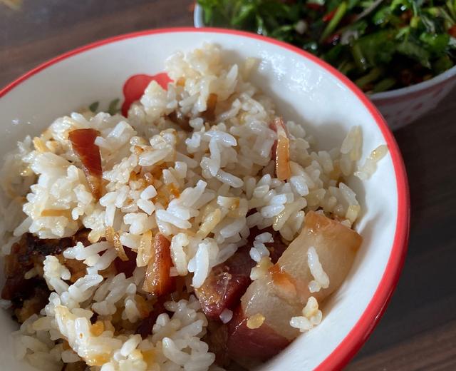 萝卜腊味饭腊元宝蛋黄腊肉饭