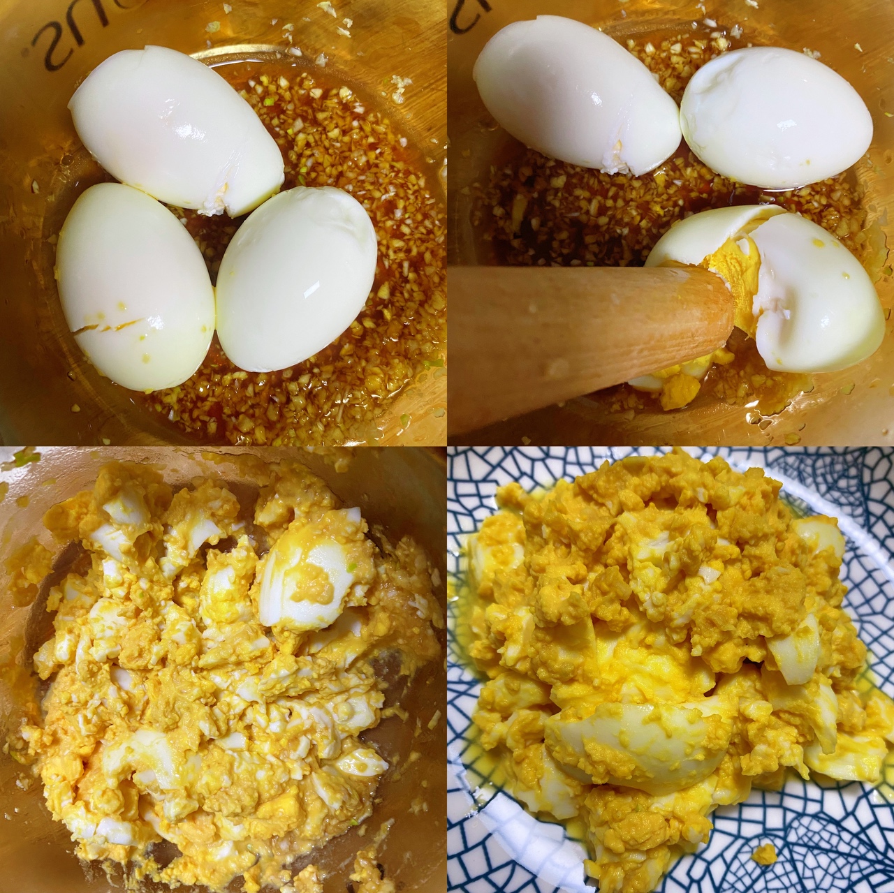 蒜泥鸡蛋的做法 步骤3