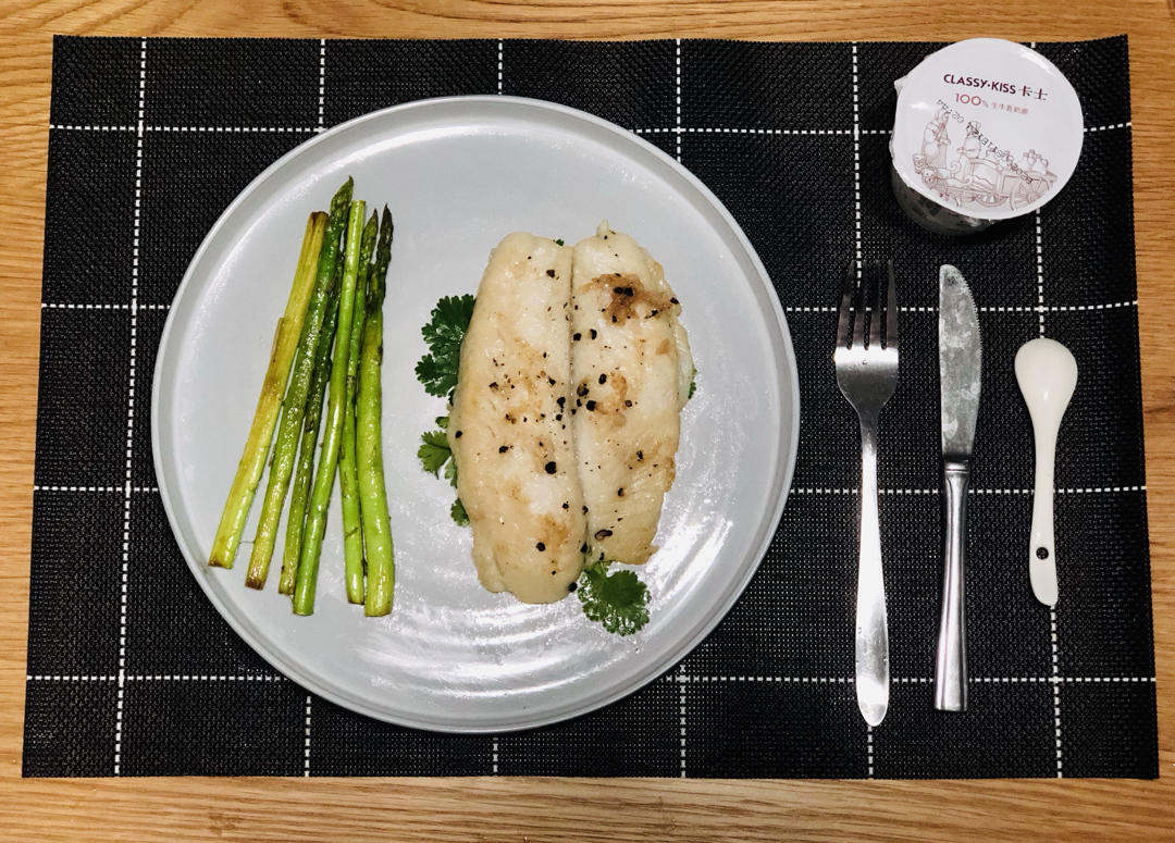 香煎龙利鱼——fit食谱系列