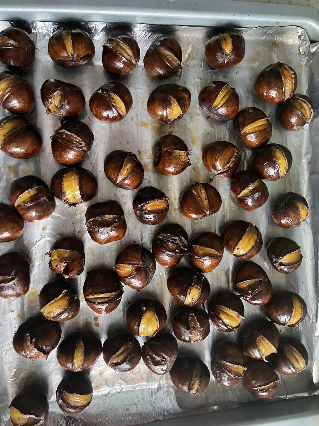 ‼️香甜软糯‼️轻松好剥㊙️烤箱版糖炒栗子