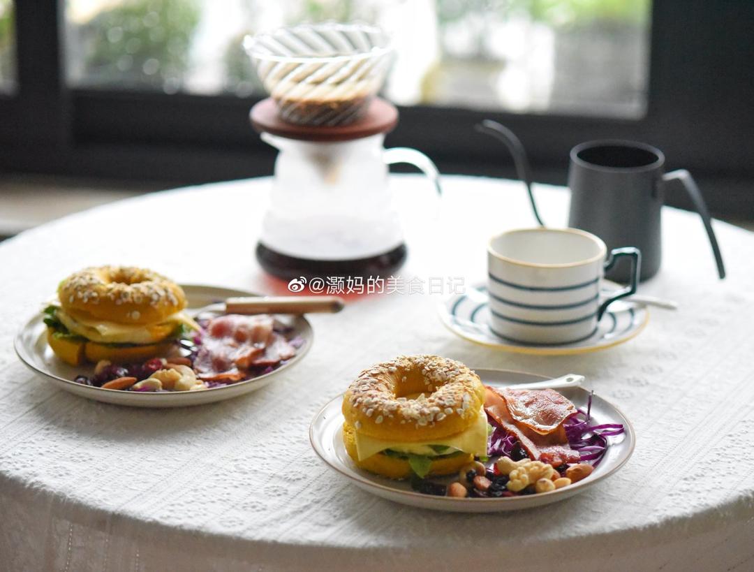 南瓜全麦贝果（小美版）