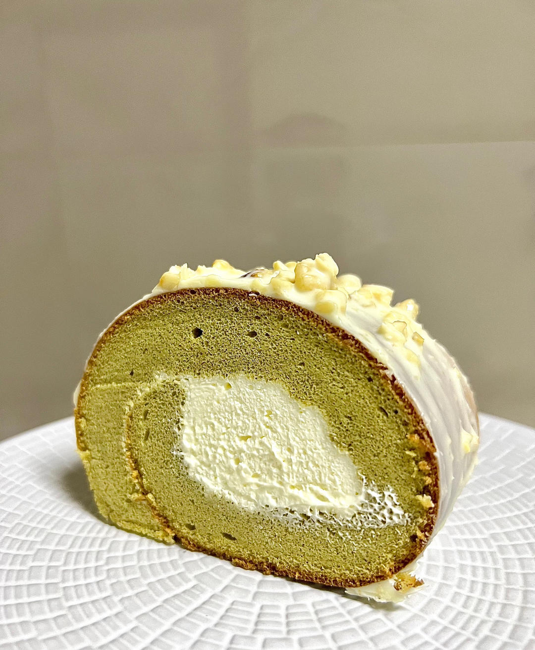 抹茶蜜豆蛋糕卷