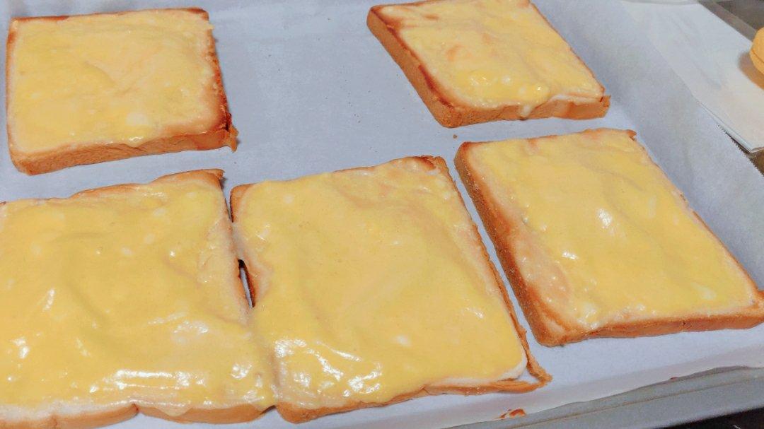 懒人版岩烧乳酪片快速消耗吐司片奶酪
