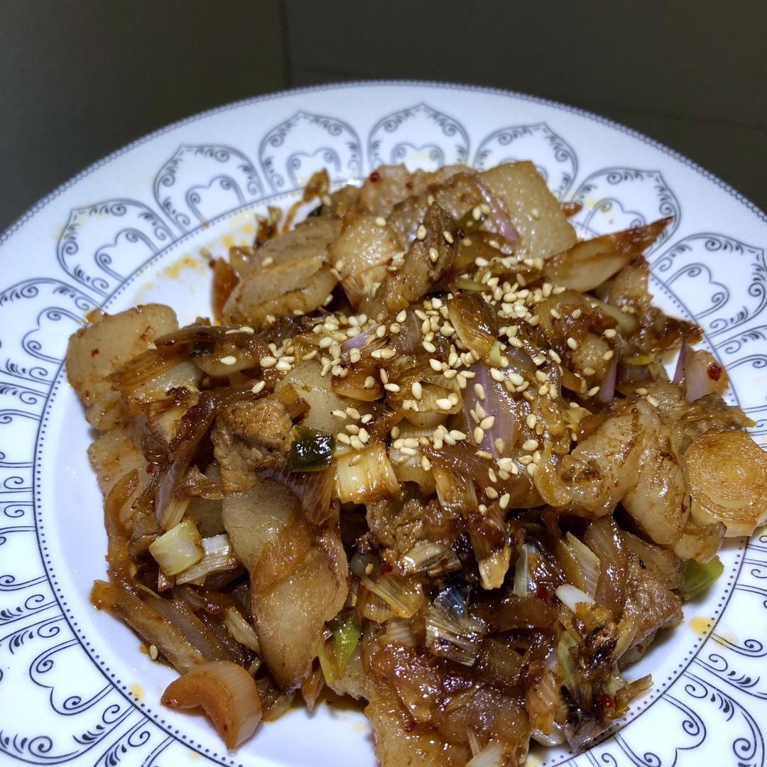 韩式泡菜炒五花肉——很爽很下饭哦