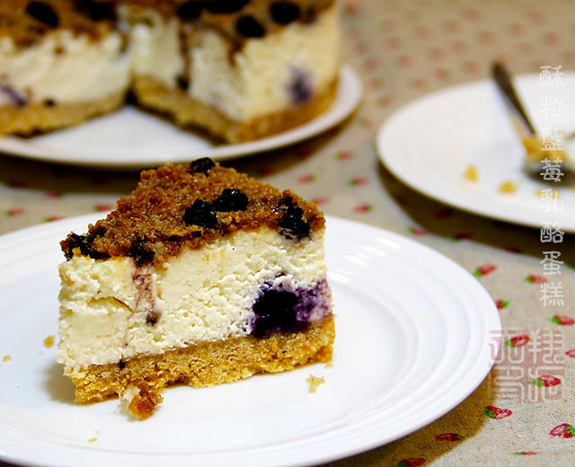 酥粒蓝莓乳酪蛋糕的做法