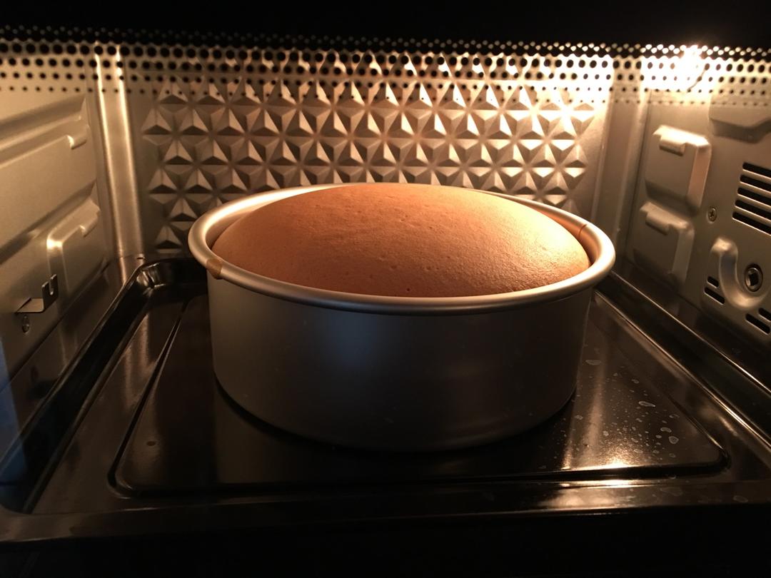 步骤最全面的戚风蛋糕（八寸）做法，成功率高！