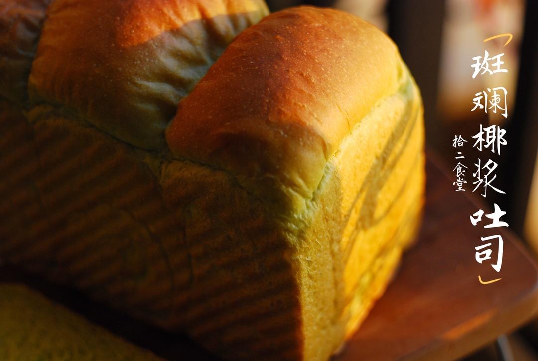 10/100 斑斓椰浆吐司的做法