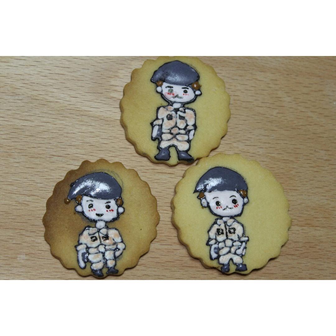 宋仲基欧巴也可以做饼干-太阳的后裔糖霜饼干