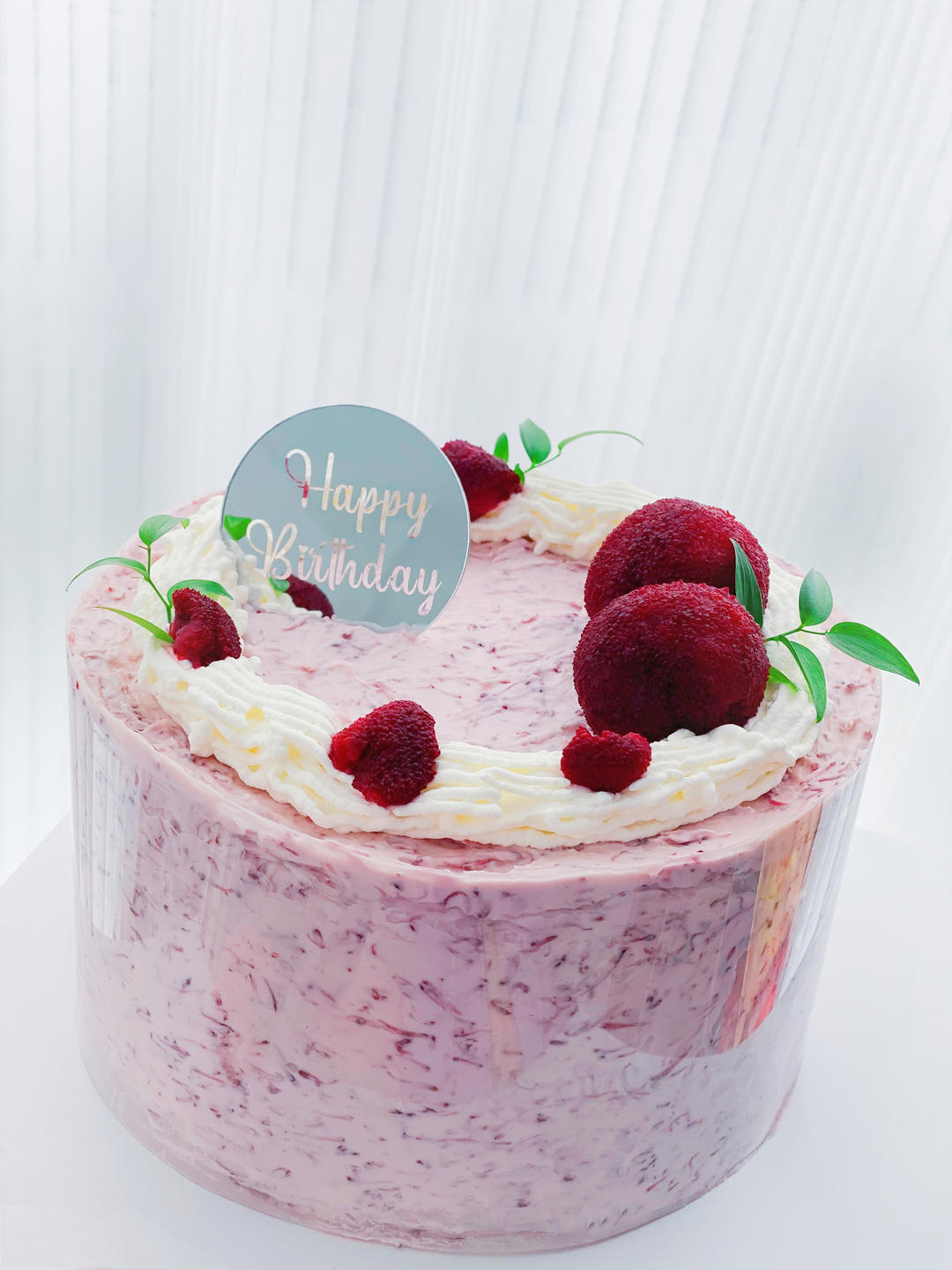 夏日限定杨梅奶油蛋糕