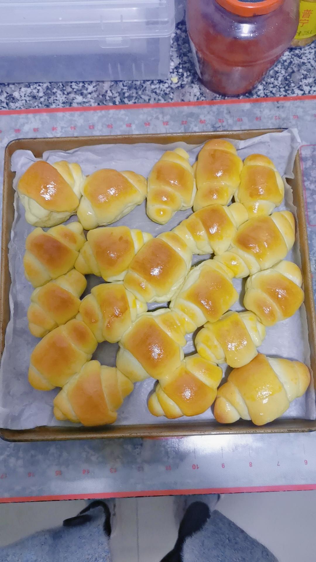 牛奶面包卷（直接法）