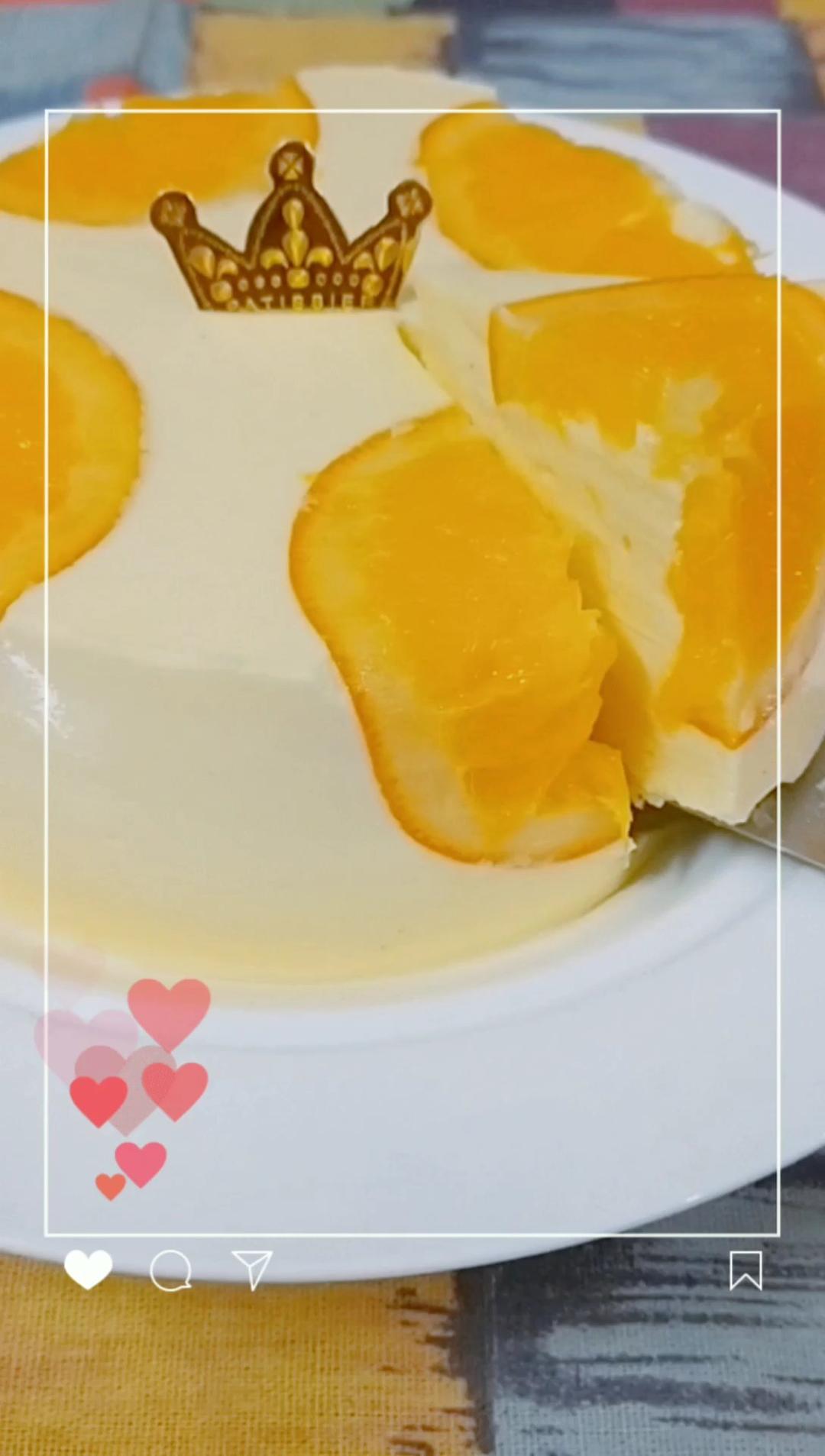 《Tinrry下午茶》教你做香橙慕斯（6寸配方）