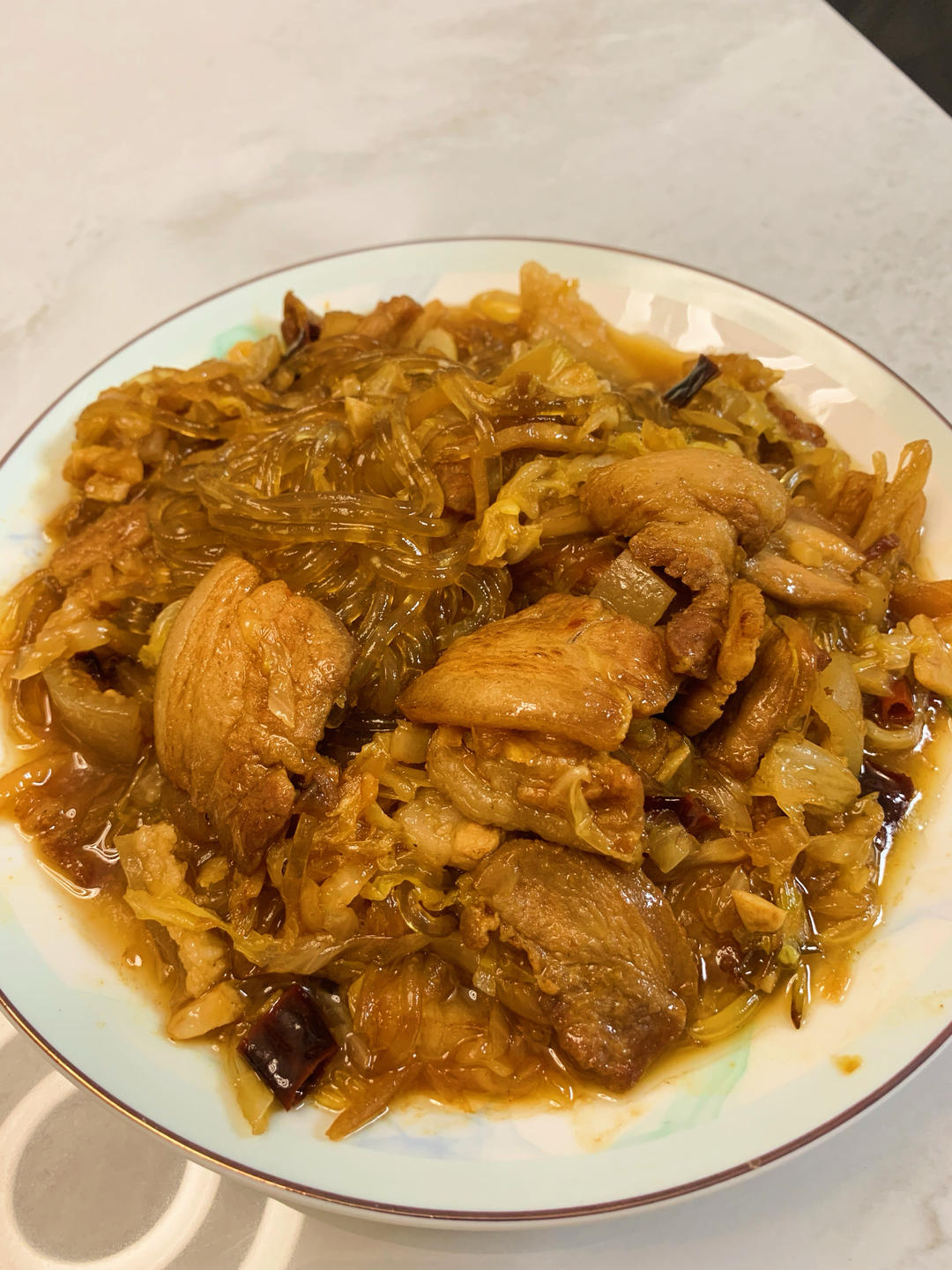 非常香的猪肉酸菜炖粉条