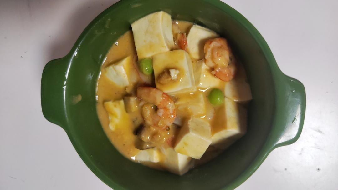 金沙豆腐虾仁/咸蛋黄豆腐虾仁