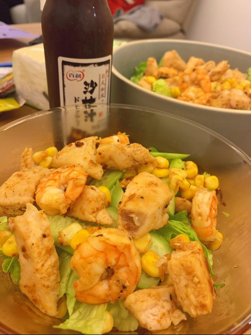 无油健康减脂沙拉