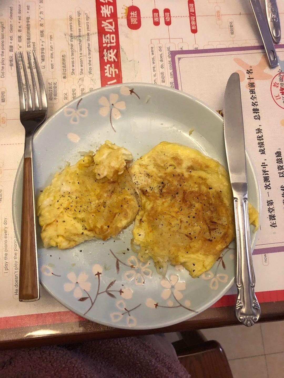 土豆丝煎蛋饼
