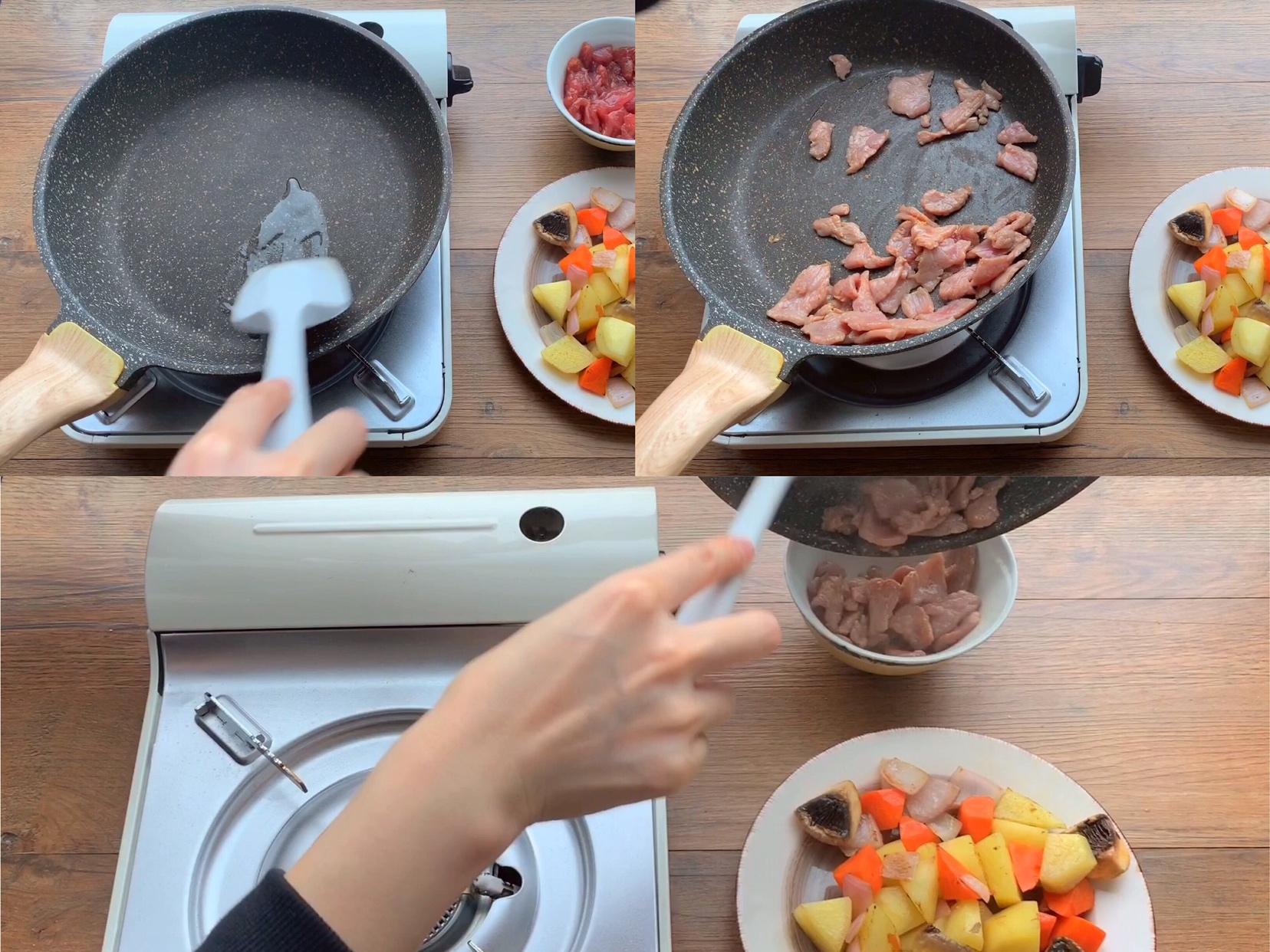 20分钟搞定日式土豆炖牛肉的做法 步骤4