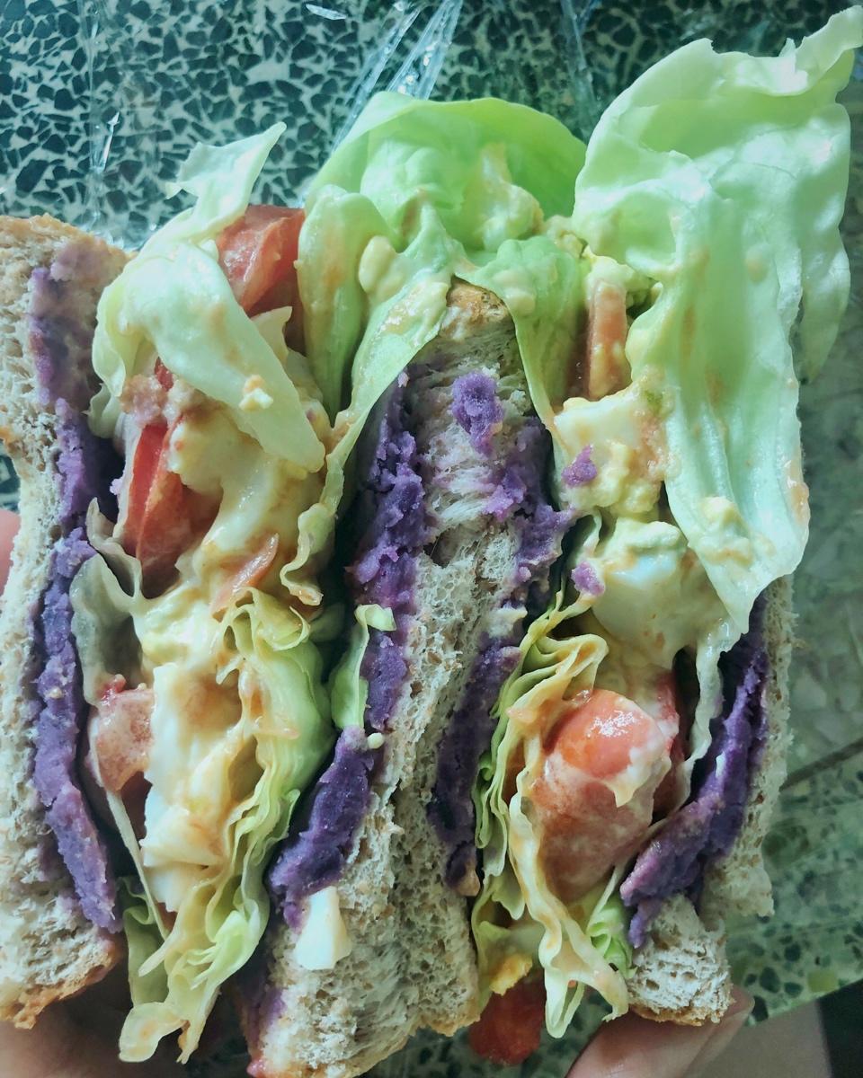 开启美好一天的彩虹🌈三明治