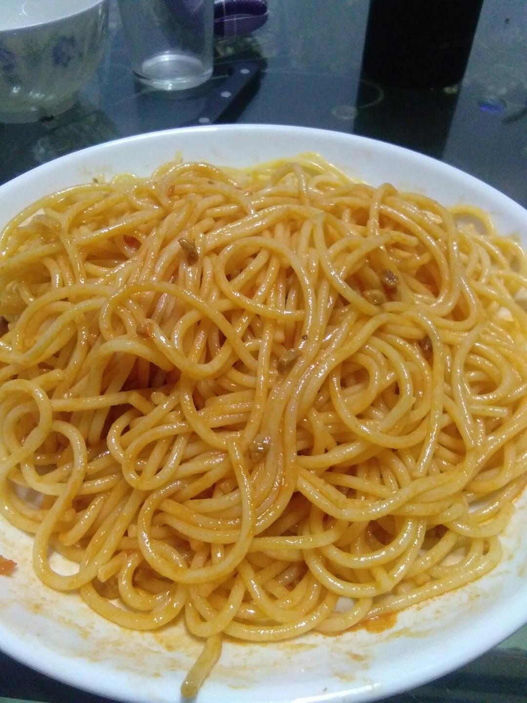 简单的番茄肉酱意面