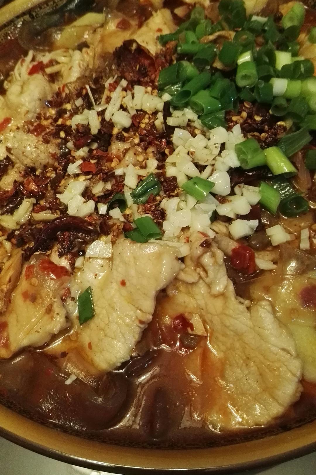 绝味川菜—水煮肉片๑
