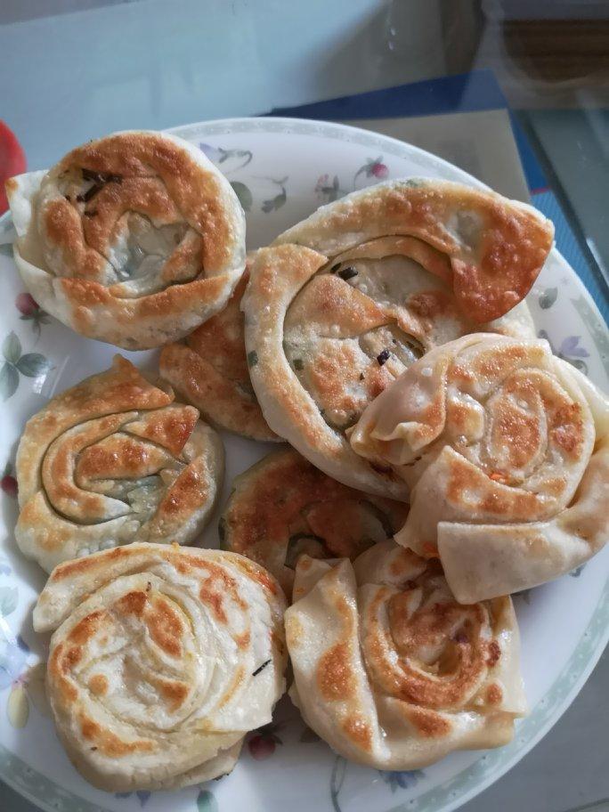饺子皮葱油饼