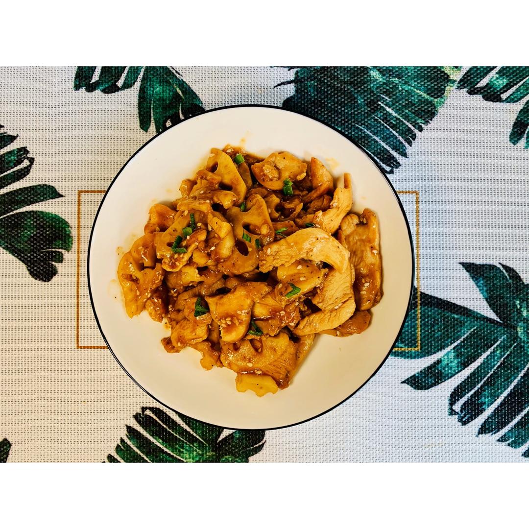 照烧莲藕鸡胸肉