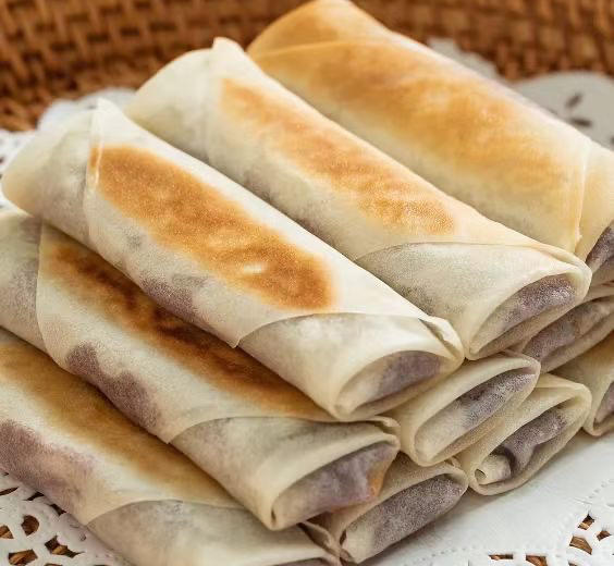 芋泥酥皮卷的做法