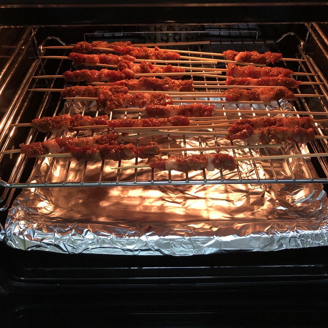烤羊肉串
（烤箱版）