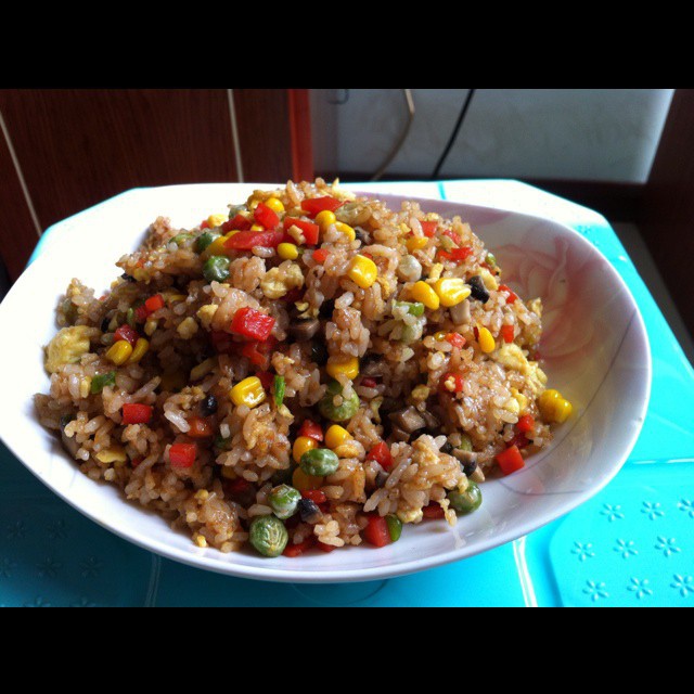 酱油素炒饭