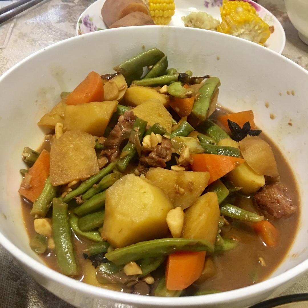 东北土豆炖豆角