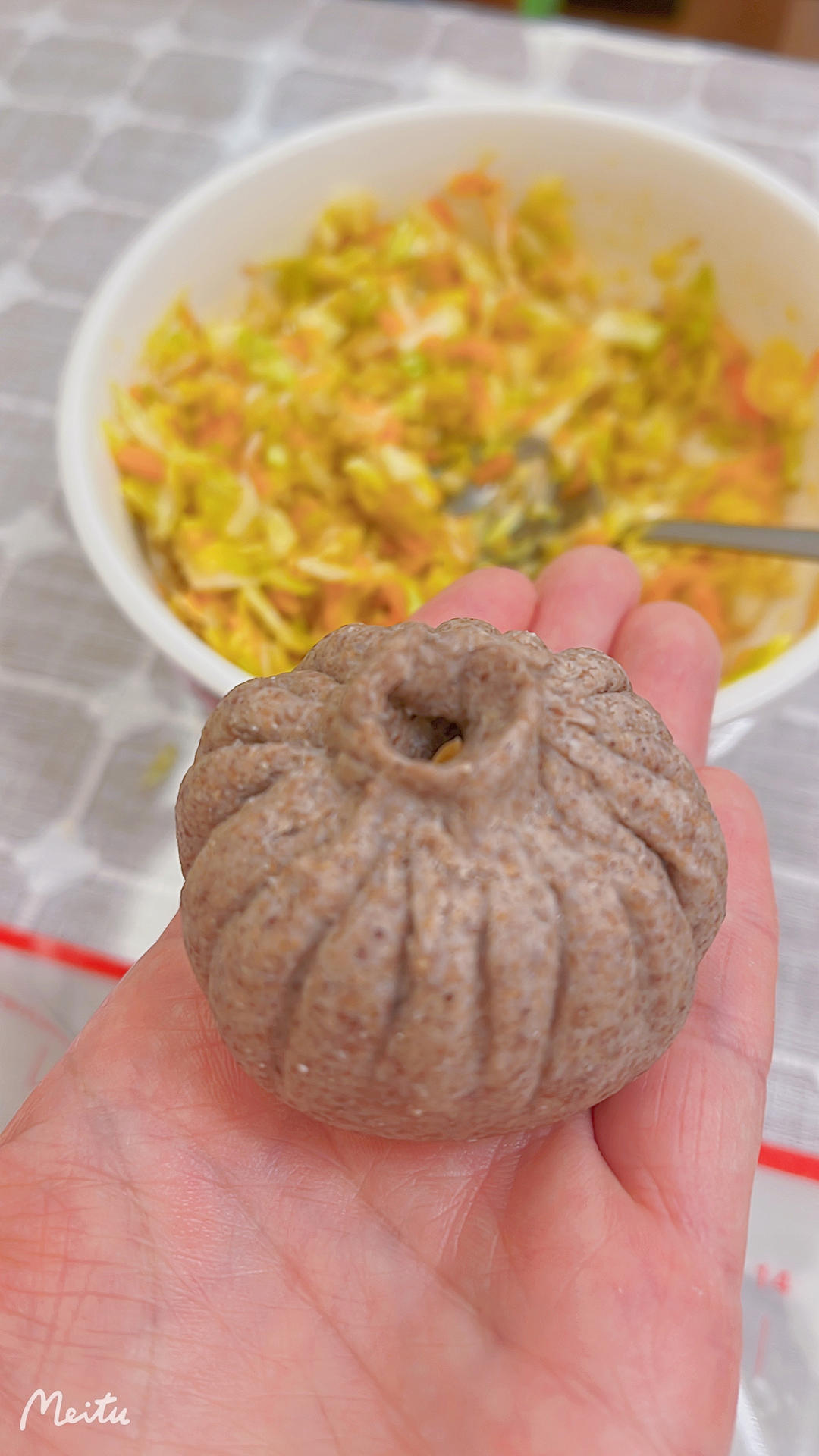 素卷心菜包子