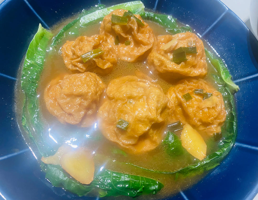 【上海本帮菜】油面筋塞肉（汤汁超下饭）