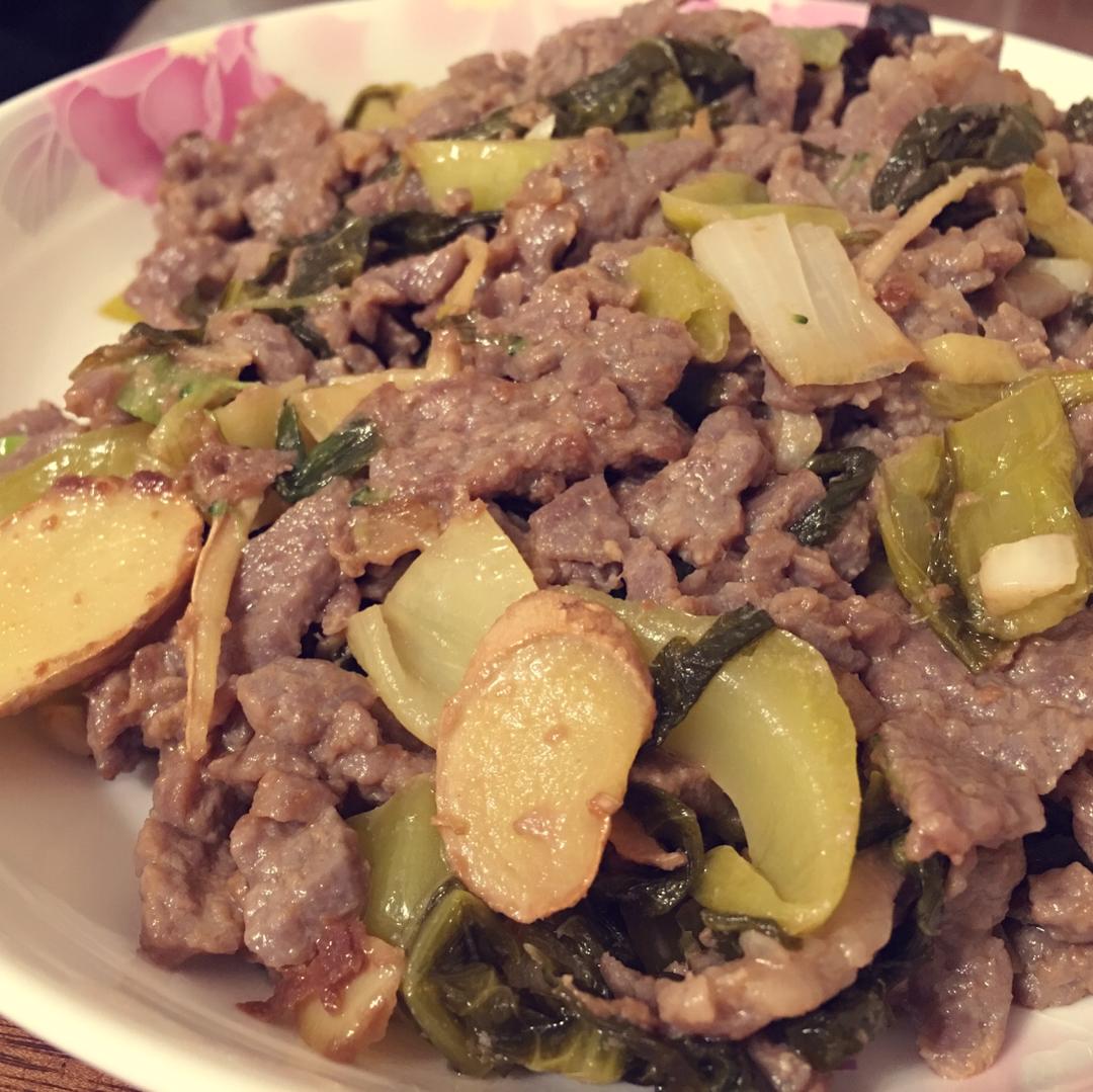 牛肉炒酸菜