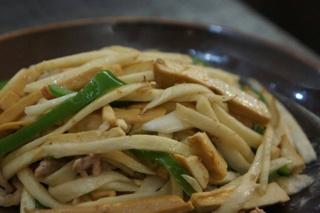 茭白肉丝