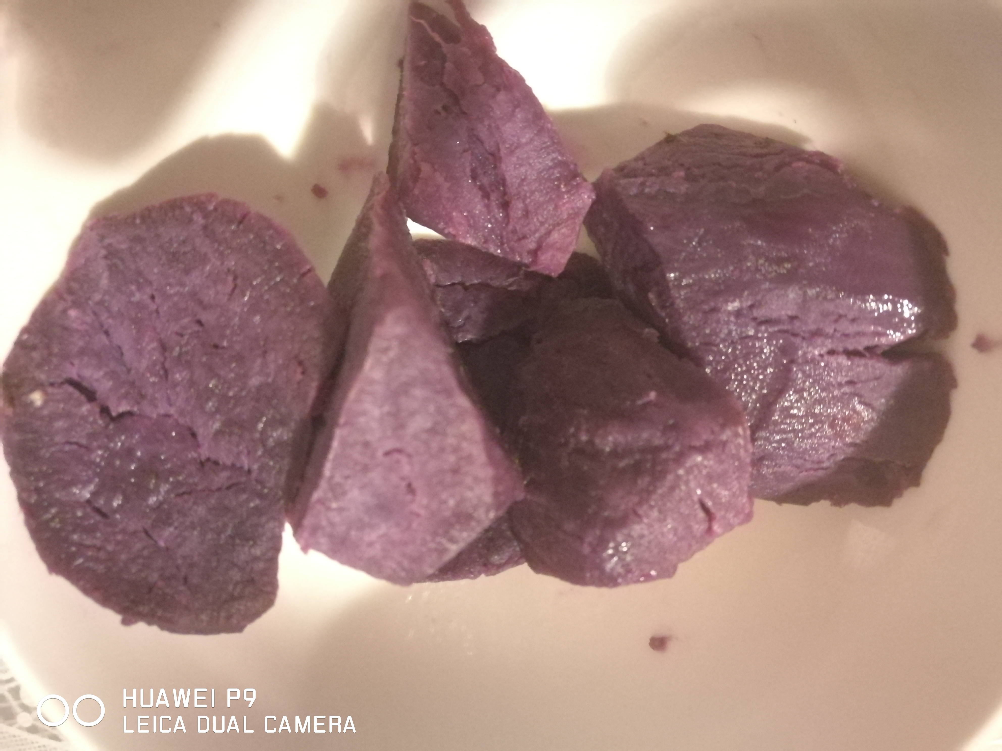 低糖绵软紫薯发糕的做法 步骤1