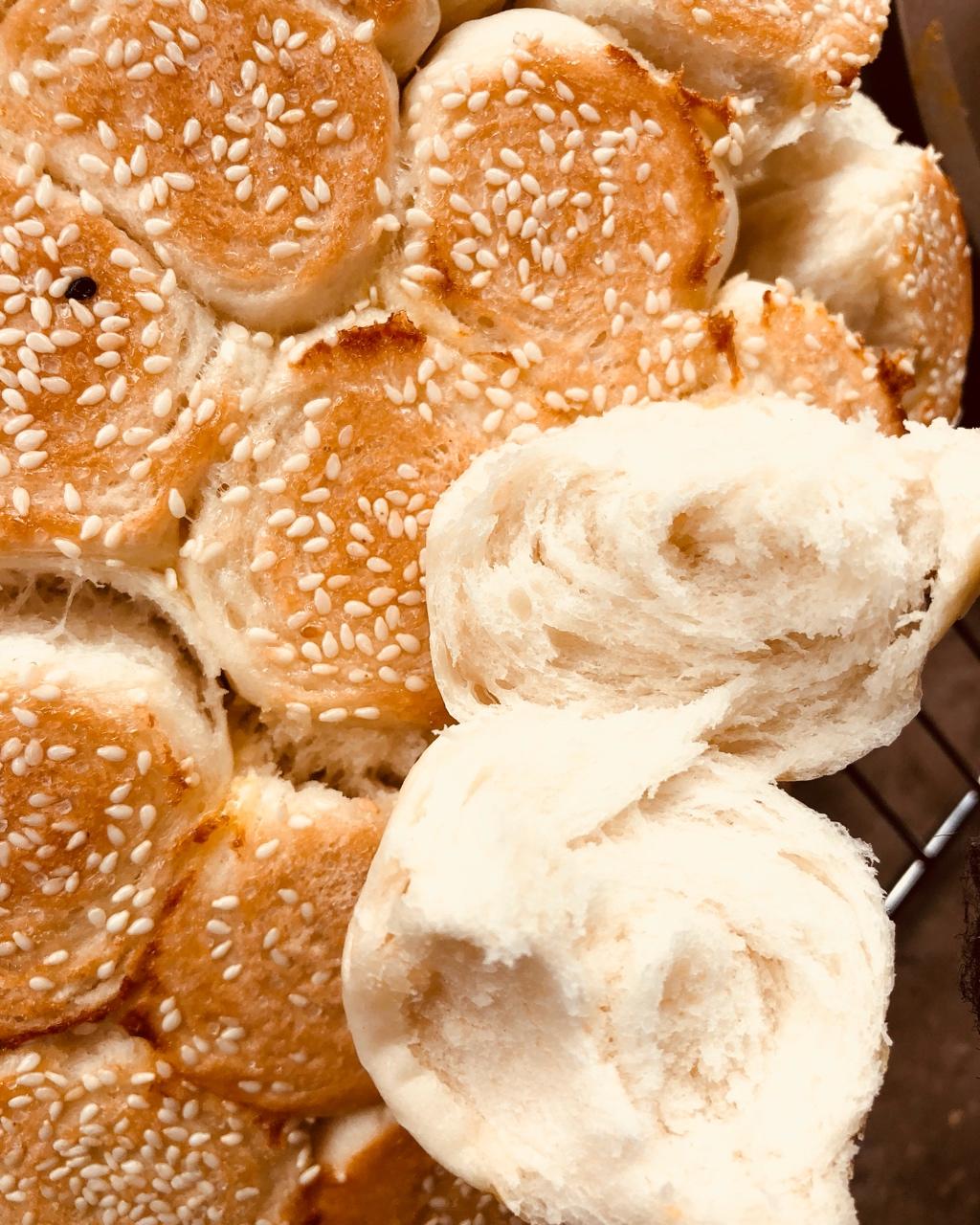 tinni-做的德普烤箱食谱——韩国烤馍