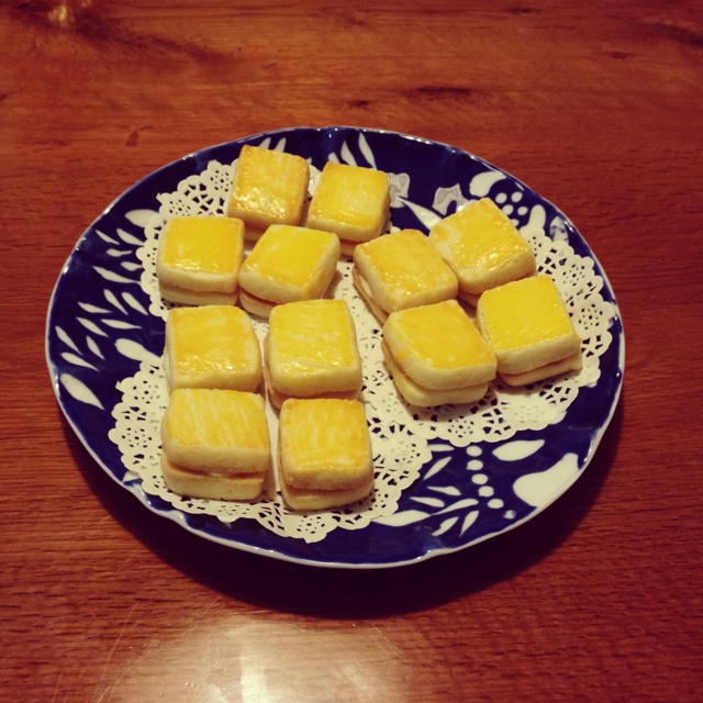 乳酪奶油夹心酥饼