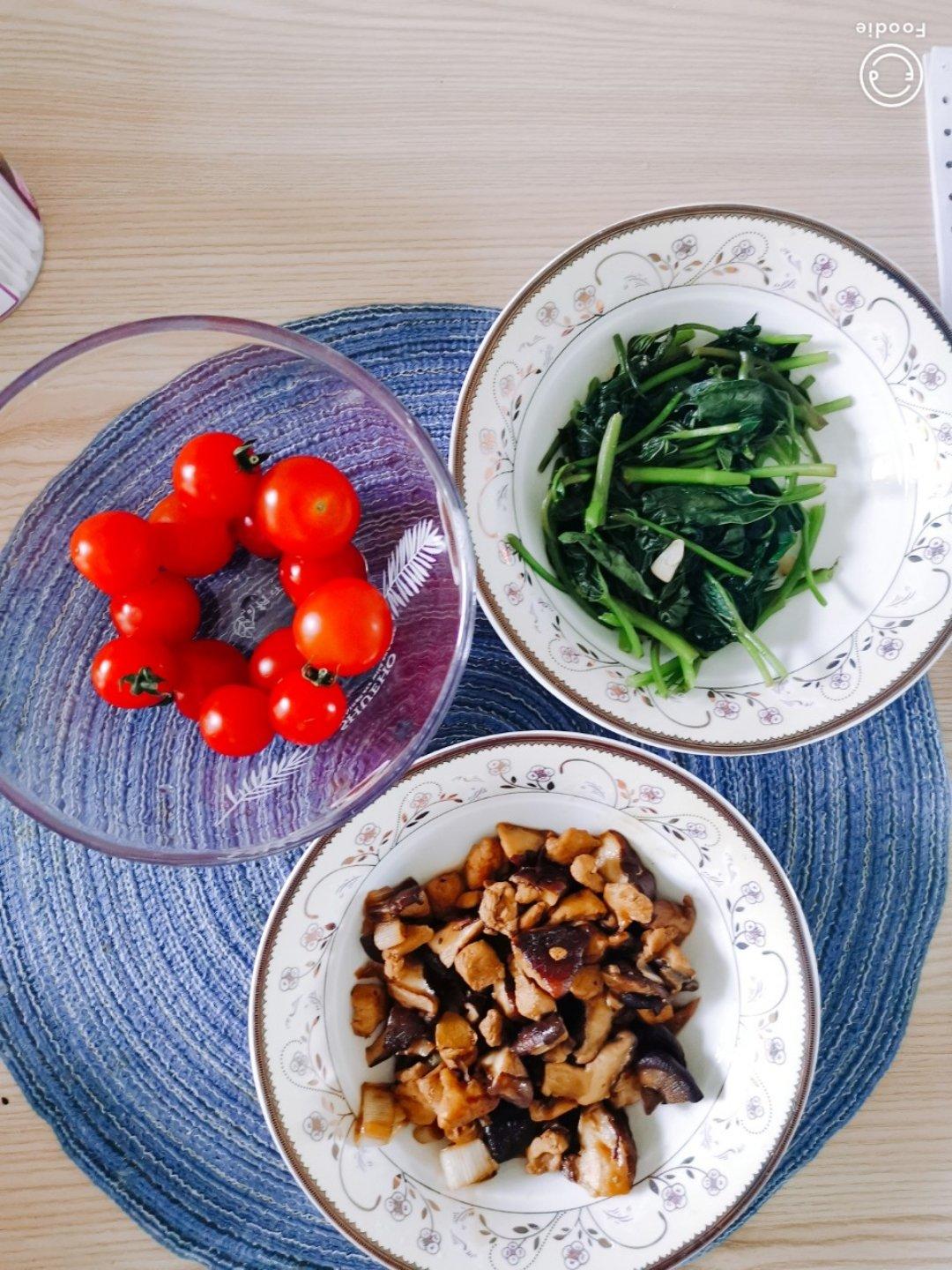 百吃不厌的菌菇烧鸡腿