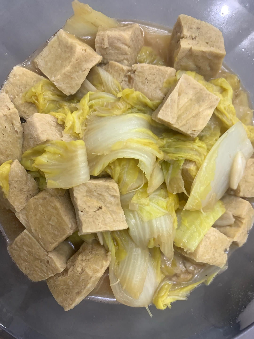 大白菜炖冻豆腐